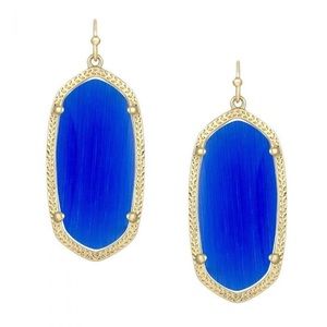 Kendra Scott Cobalt Blue Elle Earrings